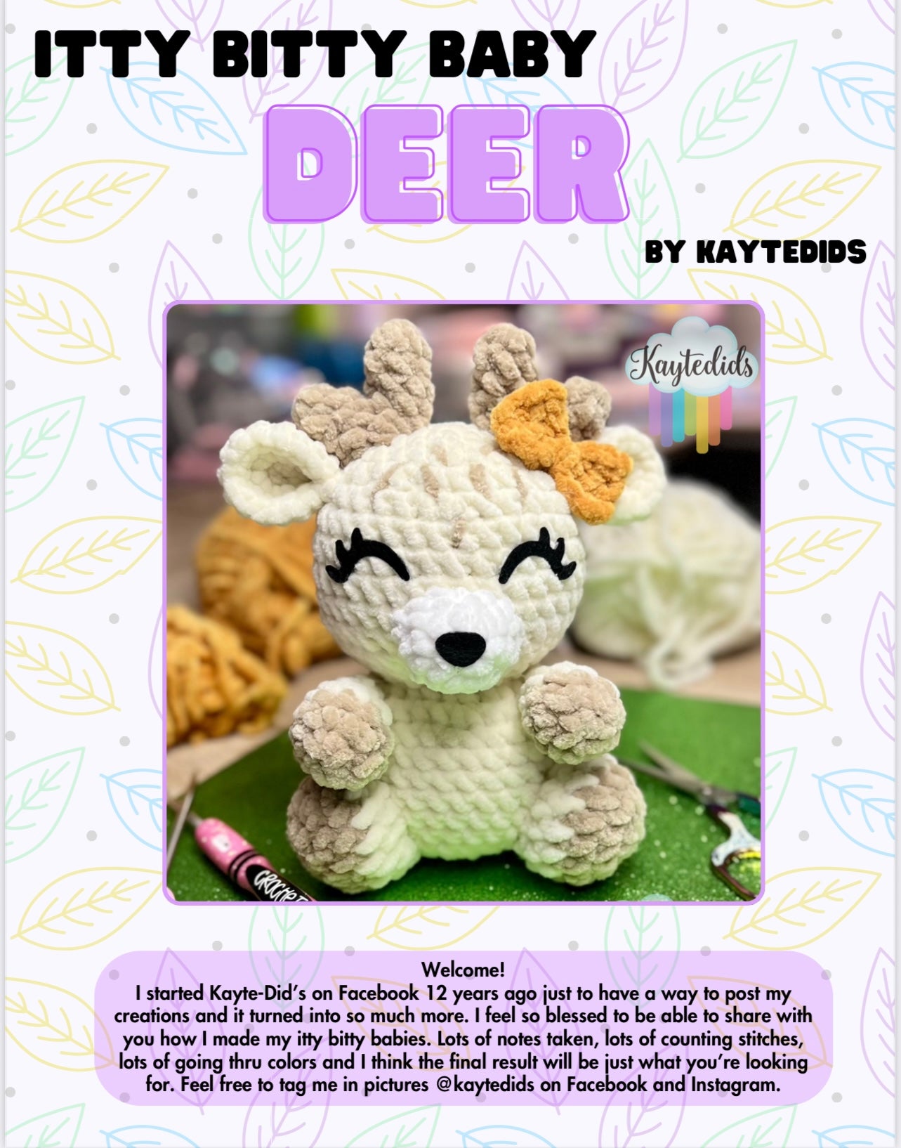 Itty Bitty Baby Deer pattern
