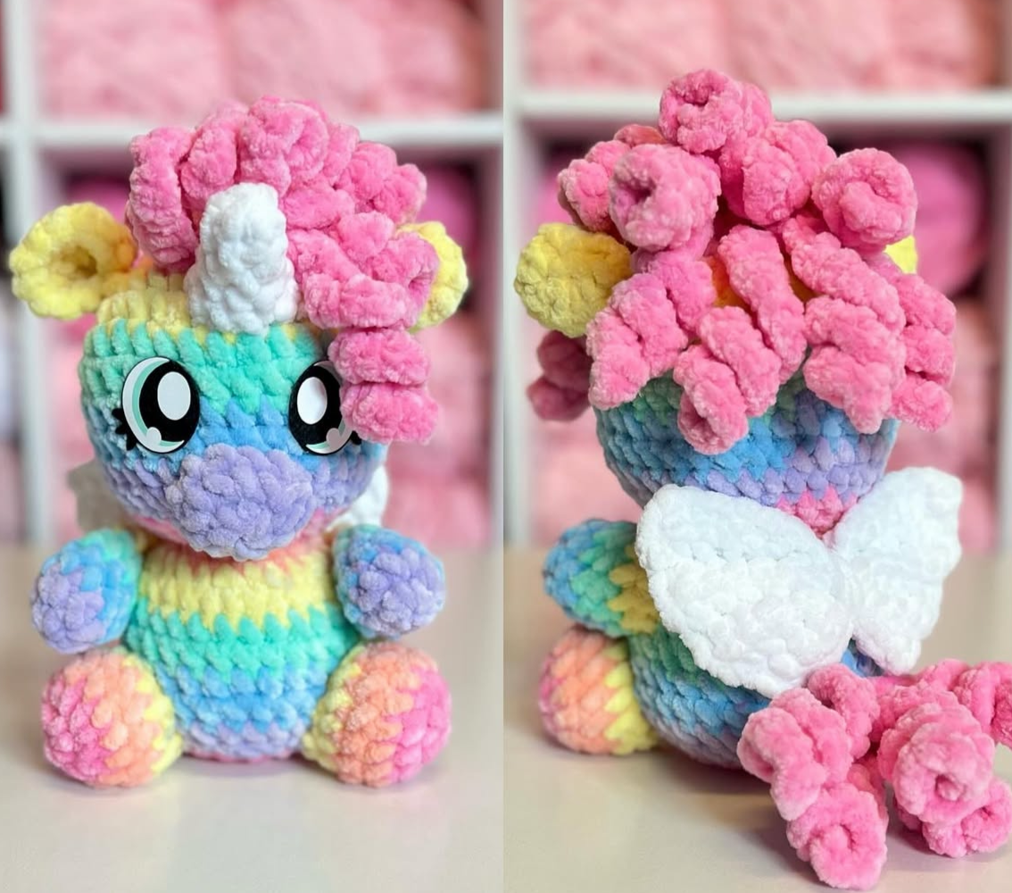 Itty Bitty Baby Unicorn and Dragon Pattern