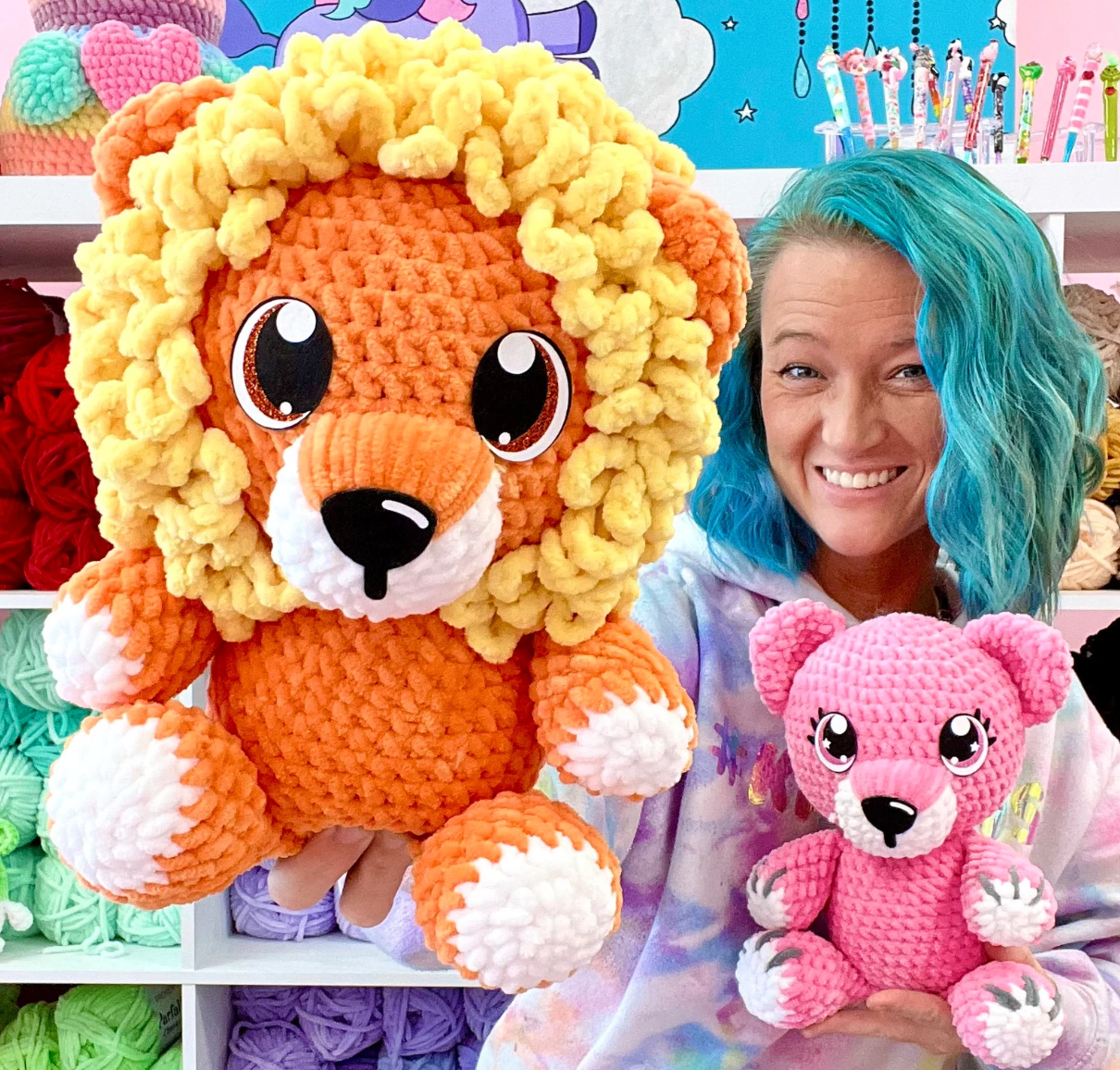 Hatching Bear/Lion Pattern