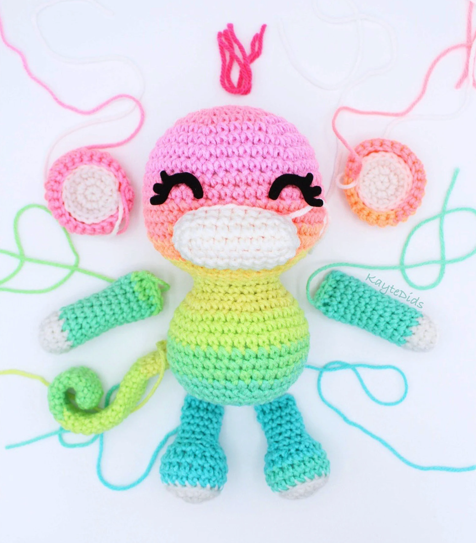 Hatching Monkey Pattern