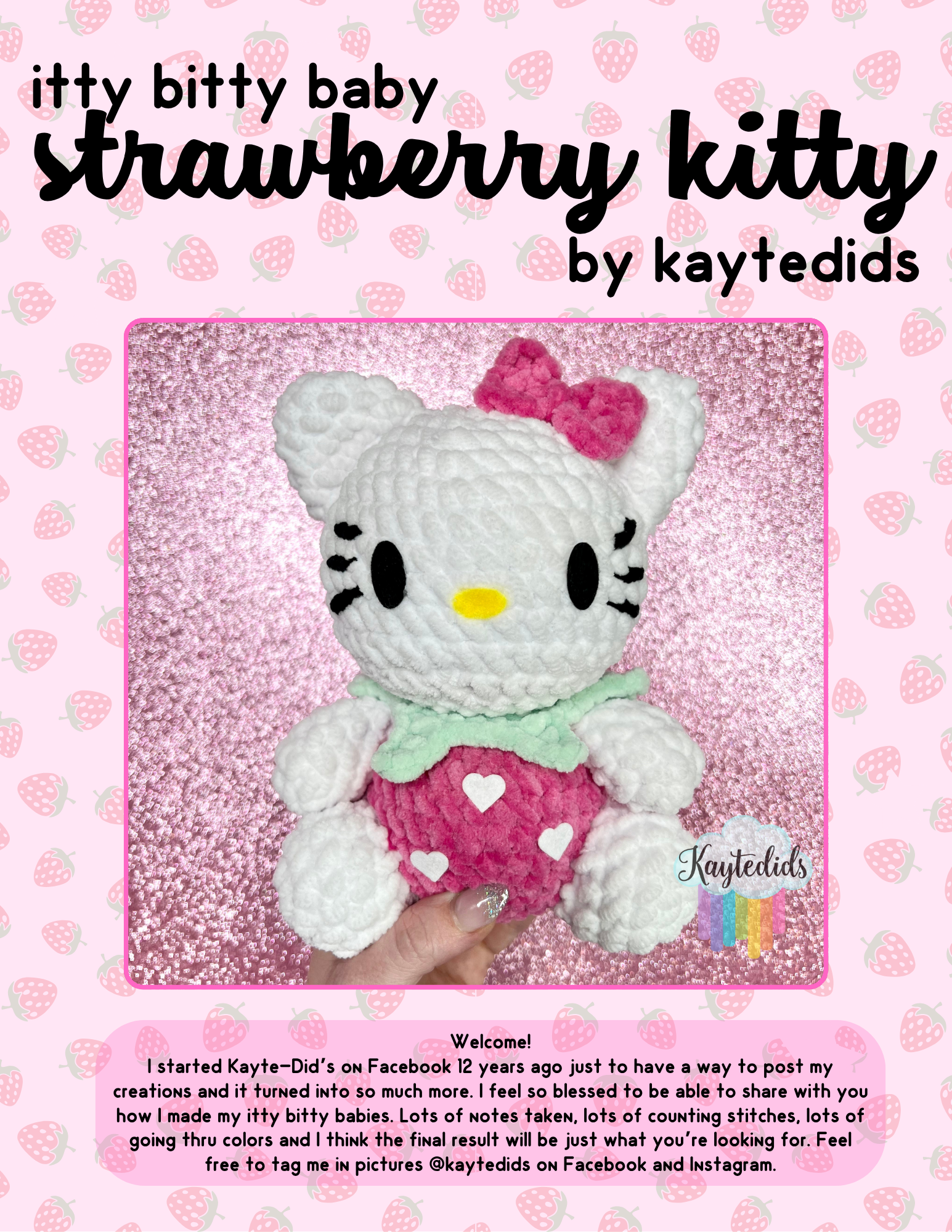 Itty Bitty Baby Kitty Pattern – Kaytedids